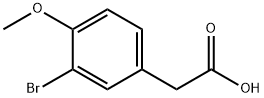 3-溴-4-甲氧基苯乙酸, 774-81-2, 结构式