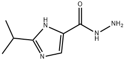 1H-Imidazole-4-carboxylicacid,2-(1-methylethyl)-,hydrazide(9CI) Structure