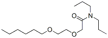 2-[2-(Hexyloxy)ethoxy]-N,N-dipropylacetamide Structure