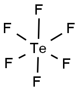 六氟化碲, 7783-80-4, 结构式