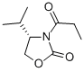 (S)-(+)-4-Isopropyl-3-propionyl-2-oxazolidinone Struktur
