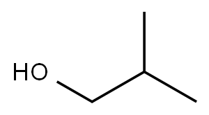 2-Methyl-1-propanol Struktur