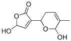 2(5H)-Furanone, 3-(3,6-dihydro-6-hydroxy-5-methyl-2H-pyran-2-yl)-5-hydroxy- (9CI) Structure