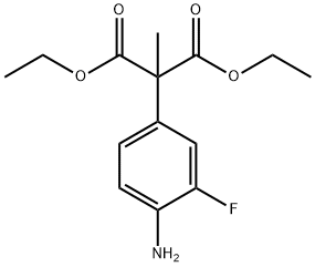 diethyl (4-amino-3-fluorophenyl)methylmalonate