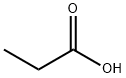Propionic acid Struktur