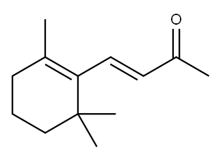 beta-紫罗酮 结构式