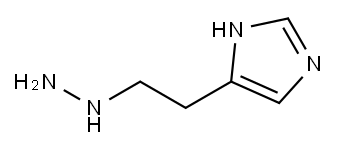 1H-Imidazole,  4-(2-hydrazinoethyl)-  (9CI) Structure