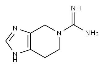 5H-Imidazo[4,5-c]pyridine-5-carboximidamide,1,4,6,7-tetrahydro- Structure