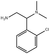 [2-AMINO-1-(2-CHLOROPHENYL)ETHYL]DIMETHYLAMINE, 791601-04-2, 结构式