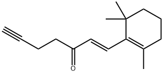 1-Hepten-6-yn-3-one,1-(2,6,6-trimethyl-1-cyclohexen-1-yl)-,(1E)-(9CI) Structure