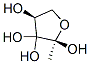 2,3,3,4(2H)-Furantetrol,dihydro-2-methyl-,(2R,4S)-(9CI) Structure