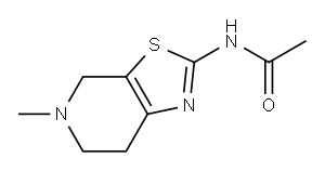 Acetamide, N-(4,5,6,7-tetrahydro-5-methylthiazolo[5,4-c]pyridin-2-yl)- (8CI) Structure