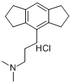 1,2,3,5,6,7-Hexahydro-N,N-dimethyl-s-indacene-4-propanamine hydrochlor ide 结构式