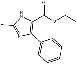1H-Imidazole-4-carboxylicacid,2-methyl-5-phenyl-,ethylester(9CI) Structure