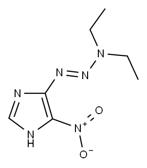 1H-Imidazole, 4-(3,3-diethyl-1-triazenyl)-5-nitro- Structure