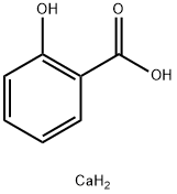 ビス(2-ヒドロキシ安息香酸)カルシウム 化学構造式