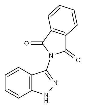 2-(1H-Indazol-3-yl)-1H-isoindole-1,3(2H)-dione Structure