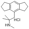 1,2,3,5,6,7-Hexahydro-N,alpha,alpha-trimethyl-s-indacene-4-ethanamine  hydrochloride Structure