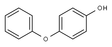 4-フェノキシフェノール 化学構造式