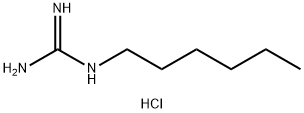hexylguanidine monohydrochloride Structure