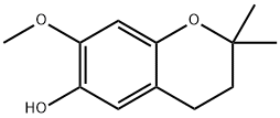 ジメチルメトキシクロマノール 化学構造式