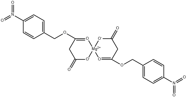 Magnesium mono-p-nitrobenzyl malonate Structure