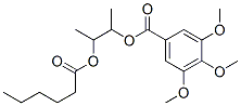 3-hexanoyloxybutan-2-yl 3,4,5-trimethoxybenzoate 结构式