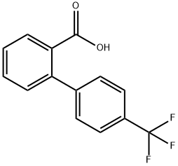 4-(Trifluoromethyl)-2'-biphenylcarboxylic acid Struktur
