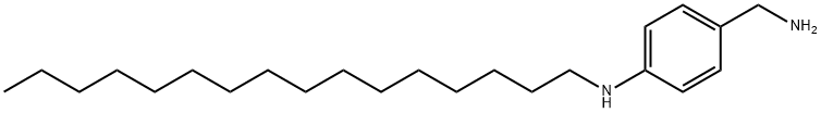 4-(十六烷基氨基)苄胺, 84670-96-2, 结构式