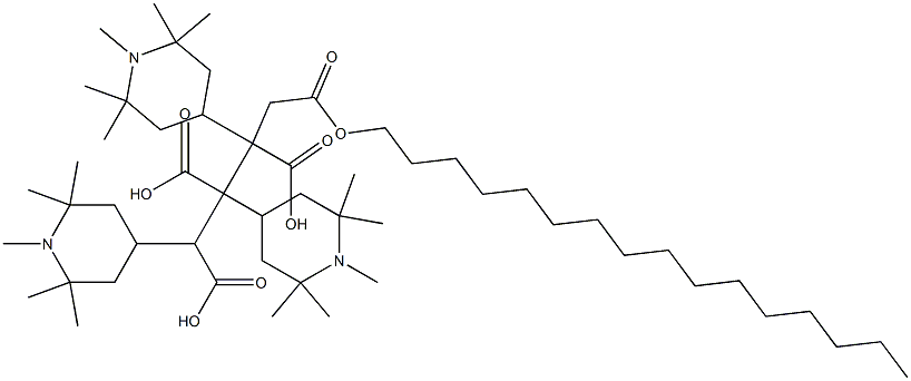 1-hexadecyl 2,3,4-tris(1,2,2,6,6-pentamethyl-4-piperidyl) butane-1,2,3,4-tetracarboxylate|
