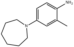 4-(HEXAHYDRO-1H-AZEPIN-1-YL)-2-METHYL-BENZENAMINE Structure