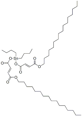 hexadecyl 6,6-dibutyl-4,8,11-trioxo-5,7,12-trioxa-6-stannaoctacosa-2,9-dienoate Structure