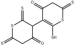 2,3,5,5',6,6'-hexahydro-2'-mercapto-2,6,6'-trithioxo[3,3'-bi-4H-thiopyran]-4,4'-dione|