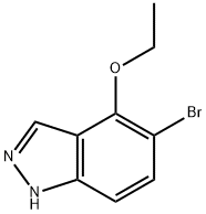 1H-Indazole, 5-broMo-4-ethoxy- Structure