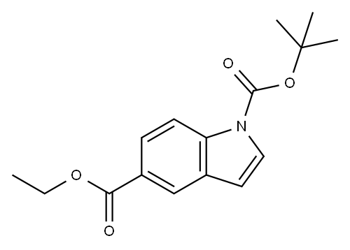 1H-Indole-1,5-dicarboxylicacid,1-(1,1-diMethylethyl)5-ethylester|1-(叔丁基) 5-乙基 1H-吲哚-1,5-二羧酸