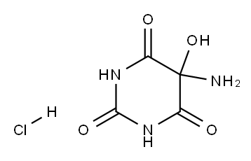 2,4,6(1H,3H,5H)-Pyrimidinetrione, 5-amino-5-hydroxy-, monohydrochlorid e Structure