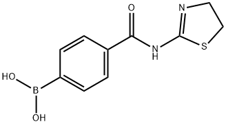N-(噻唑啉-2-基)-4-硼苯甲酰胺, 850568-30-8, 结构式