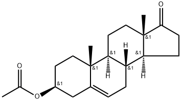 Dehydroepiandrosterone acetate Struktur