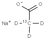 ACETIC-2-13C-2-D3 ACID, SODIUM SALT|乙酸-2-13C,2,2,2-D3 钠盐