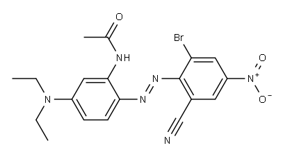 Acetamide, N-[2-[(2-bromo-6-cyano-4-nitrophenyl)azo]- 5-(diethylamino)phenyl]|N-[2-[(2-溴-6-氰基-4-硝基-苯基)偶氮]-5-(二乙氨基)苯基]乙酰胺
