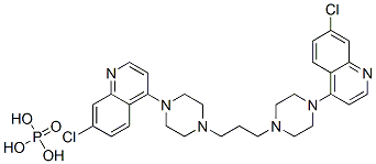 4,4'-(1,3-Propanediyldi-4,1-piperazinediyl)bis(7-chloroquinoline) phosphate