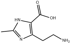 1H-Imidazole-5-carboxylic  acid,  4-(2-aminoethyl)-2-methyl- Structure