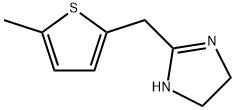 1H-Imidazole,  4,5-dihydro-2-[(5-methyl-2-thienyl)methyl]- Structure