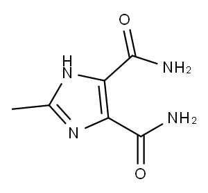 1H-Imidazole-4,5-dicarboxamide,  2-methyl- Structure