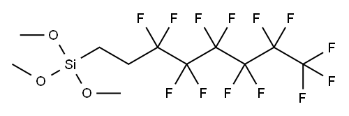 1H,1H,2H,2H-Perfluorooctyltrimethoxysilane Structure