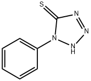 1-Phenyltetrazole-5-thiol Struktur