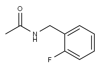 AcetaMide, N-[(2-fluorophenyl)Methyl]- Structure