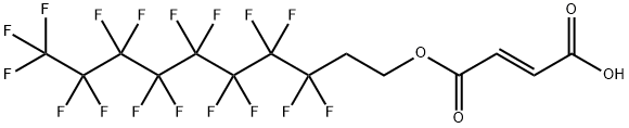 (3,3,4,4,5,5,6,6,7,7,8,8,9,9,10,10,10-heptadecafluorodecyl) hydrogen fumarate|