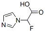 1H-Imidazole-1-acetic  acid,  -alpha--fluoro-|