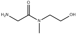 Acetamide, 2-amino-N-(2-hydroxyethyl)-N-methyl- (9CI) Structure